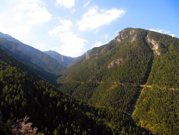 Vista des de la Roca d'Urús